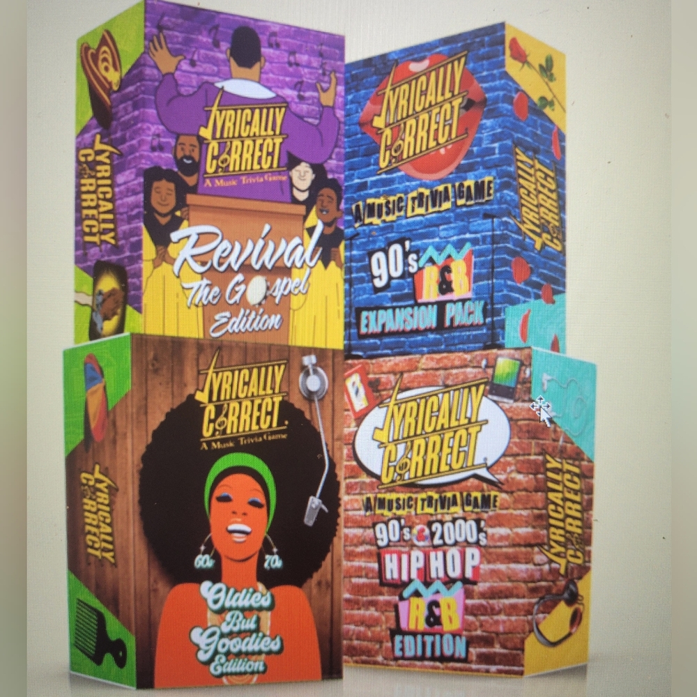 Lyrically Correct 90s, Hip Hop, R&B, and Revial Gospel over 140 trivia cards